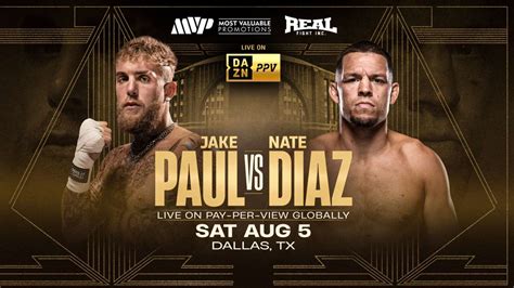 jake paul vs nate diaz fight card.